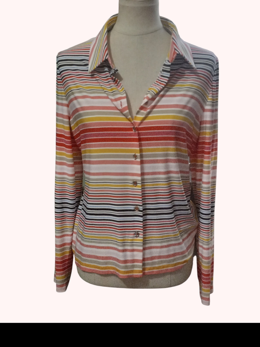 Tommy Hilfiger Multicolor Striped Button-Up Shirt